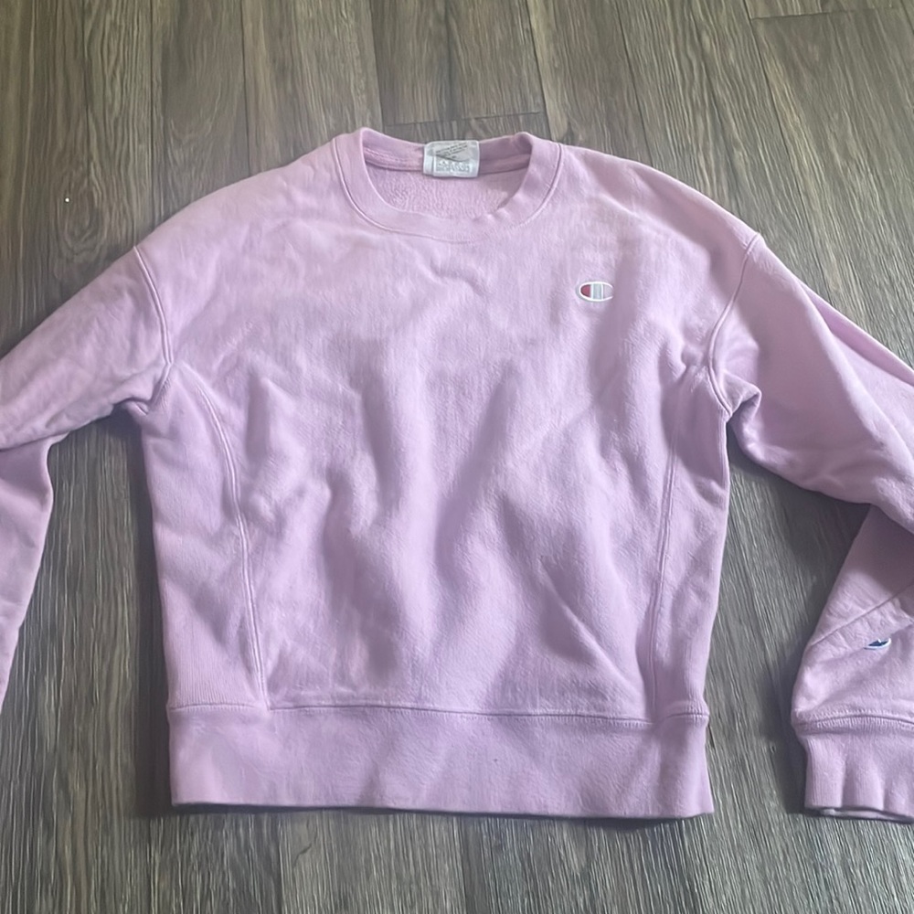 Hot Pink Champion reverse weave hoodie xs